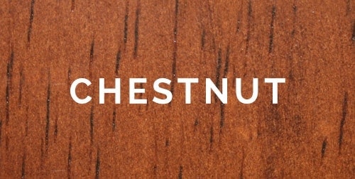 Chestnut leg stain for booths and banquettes