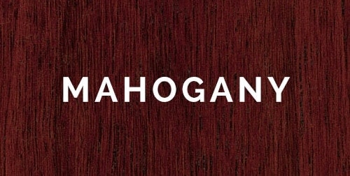 Mahogany leg stain for booths and banquettes